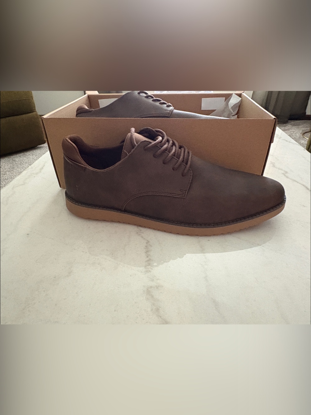 Dr. Scholl's Men's Brown Casual Lace-Up Oxfords